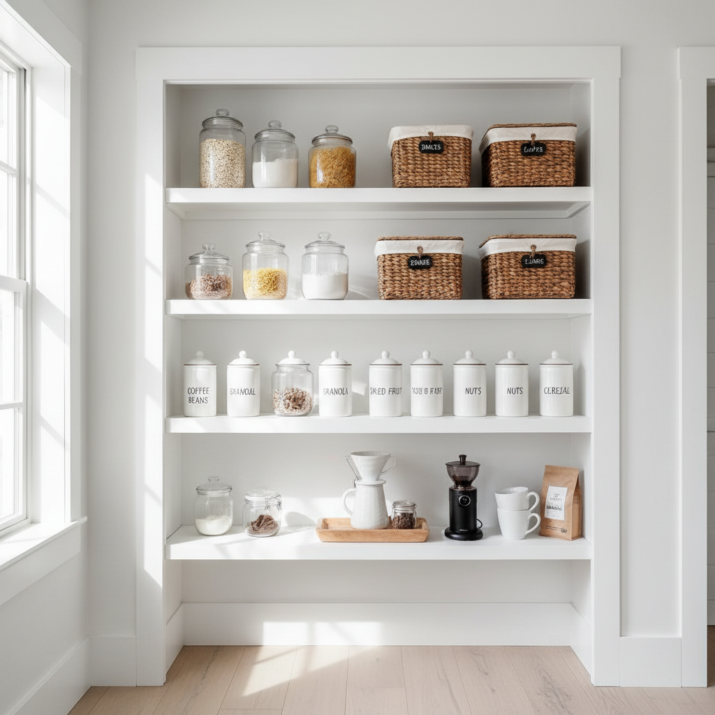 Farmhouse Pantry Cabinet Organization Ideas in the Kitchen: A Room-by-Room Guide to Clutter-Free Cooking Spaces