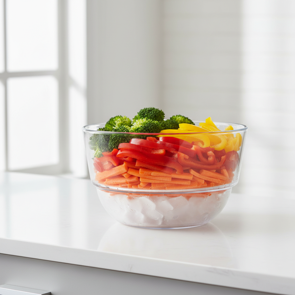 Keeping Food Fresh at Parties in Any Space: A Room-by-Room Guide to Salad Bowl Ice Chiller Entertaining