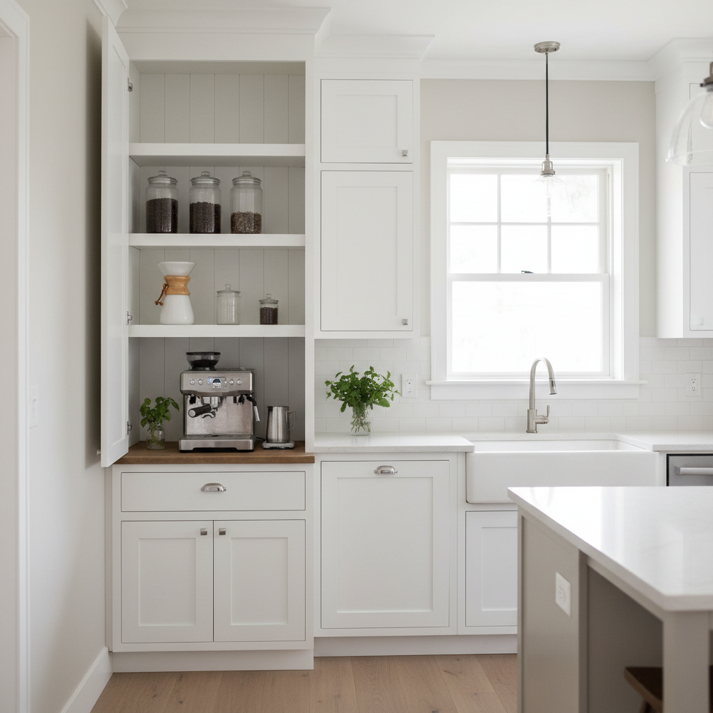 How to Care for Your Farmhouse Coffee Bar Pantry Cabinet Setup: A Year-Round Maintenance Guide That Extends Its Life