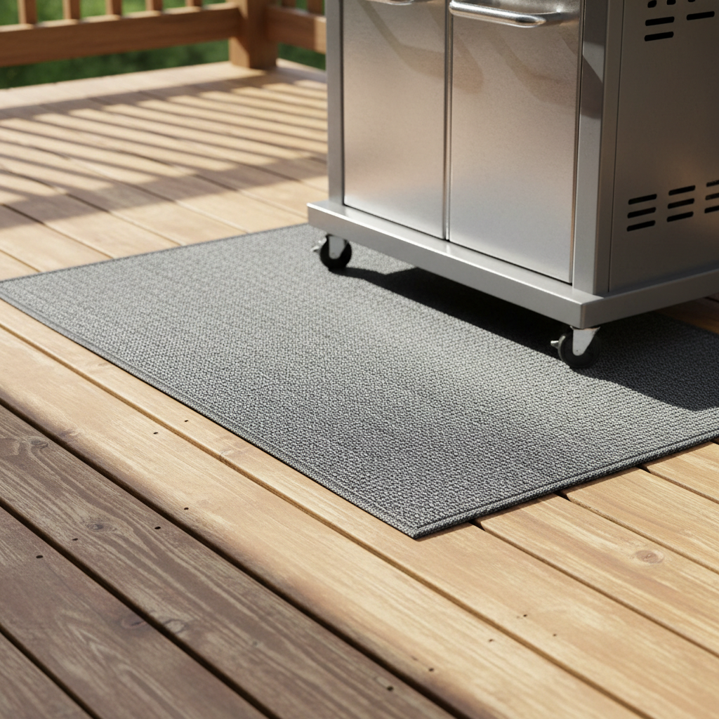 Beyond Fireproof Labels: What Really Matters When Choosing a Grill Floor Mat for Deck and Patio Protection