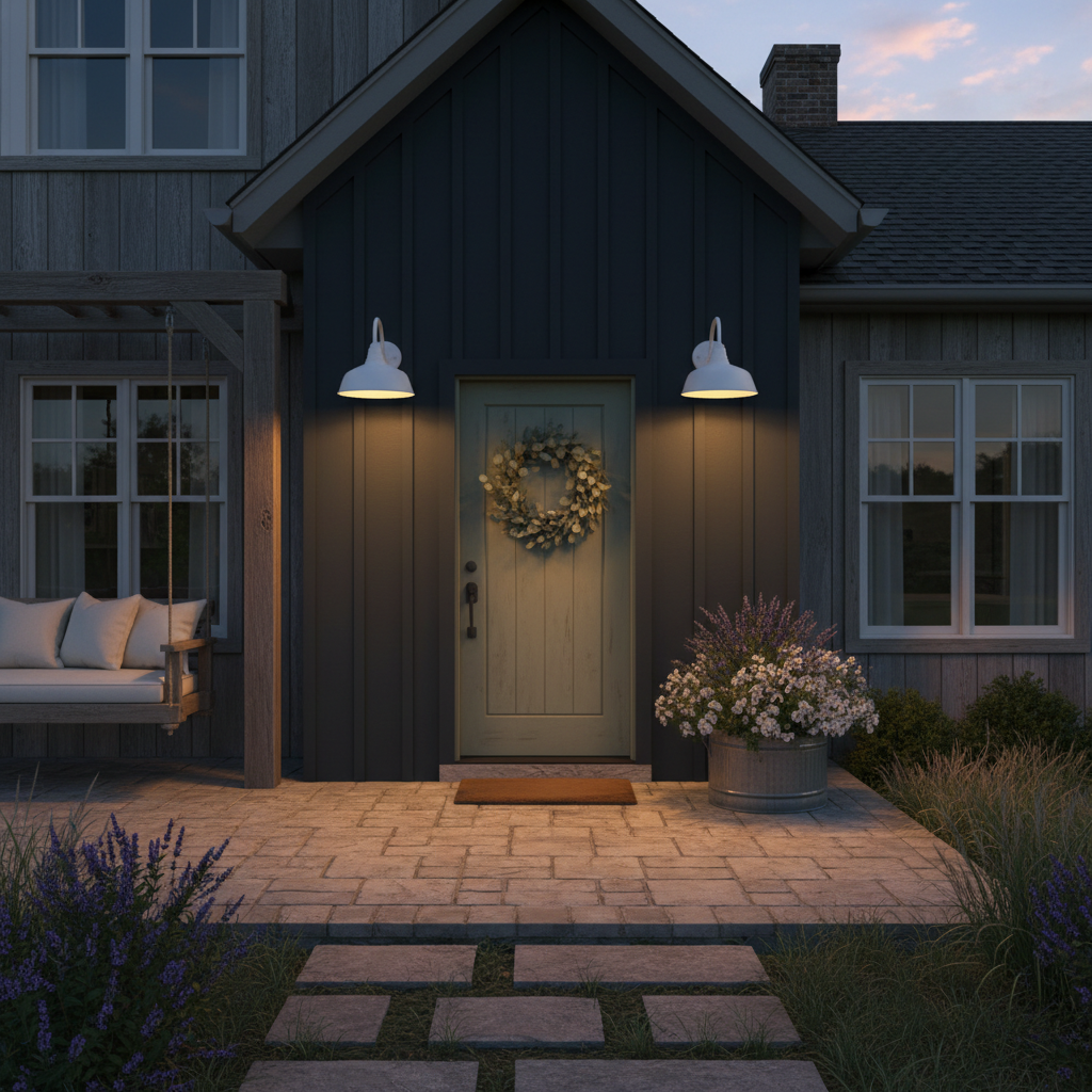What Standard Porch Fixtures Cannot Do: Demanding Curb Appeal, Where Outdoor Barn Wall Lights in Farmhouse Exterior Style Take Over