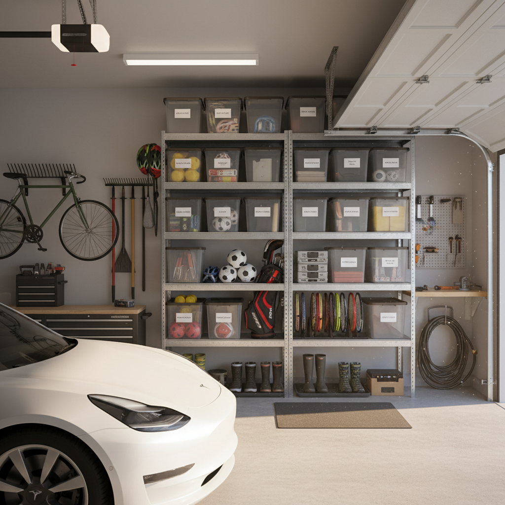 Choosing Garage Heavy Duty Shelving Unit Organization Before Your Storage Chaos Settles: Favor Adjustable Load Capacity Over Fixed-Shelf Design
