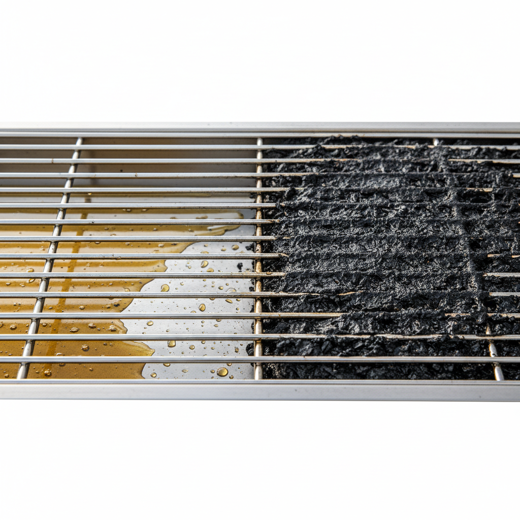Steam Clean Grill Bristle Free Brush Guide: Telling Two Cleaning Problems Apart by What You Actually See on Your Grates