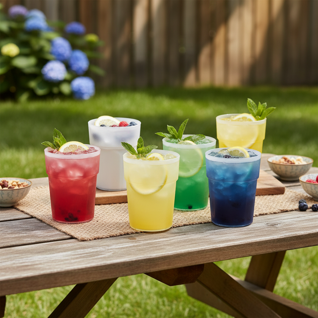 Broken Glass at Every Backyard Party in Summer: Repair the Drinkware Choice, Skip the Replacement