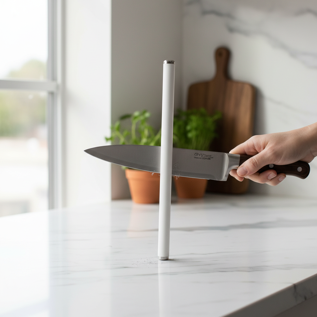 What a Pull-Through Sharpener Cannot Do: High-Stakes Daily Cooking, Where Ceramic Honing Rod Knife Sharpening at Home Takes Over