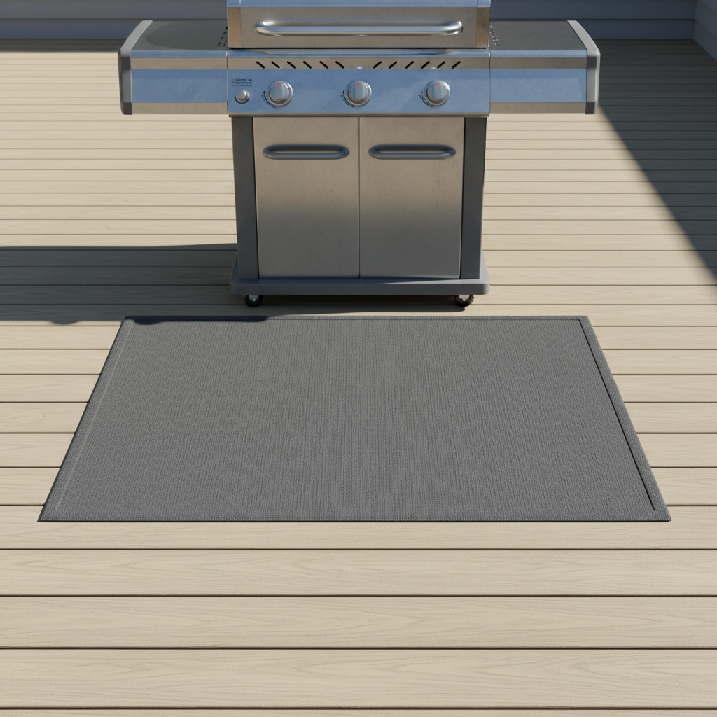 Fireproof Grill Mat for Deck & Patio Protection Bought in Spring, Tested in Summer: The Heat Damage Nobody Plans For