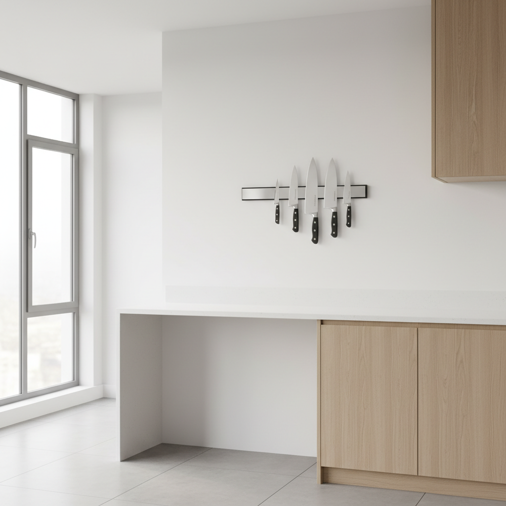 Splitting Knife Storage by Job: When Everyday Cooking and a Serious Collection Need Different Magnetic Knife Strip Wall Mount Kitchen Setups