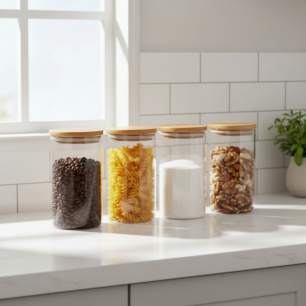 Counter Storage That Works: How to Choose a Borosilicate Glass Food Canister Without Buying the Wrong Size Twice