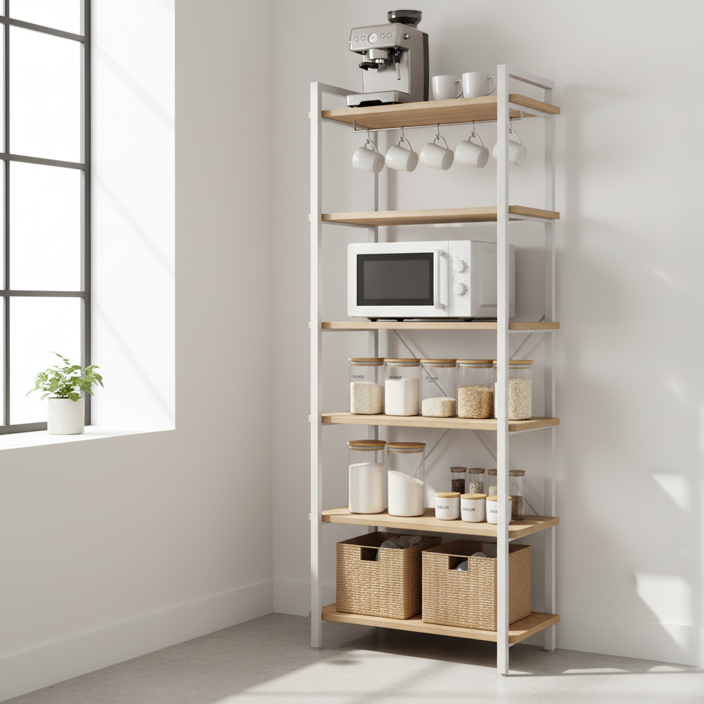 Too Many Appliances, Not Enough Counter: Solving the Kitchen Baker Rack Microwave Coffee Bar Setup Puzzle