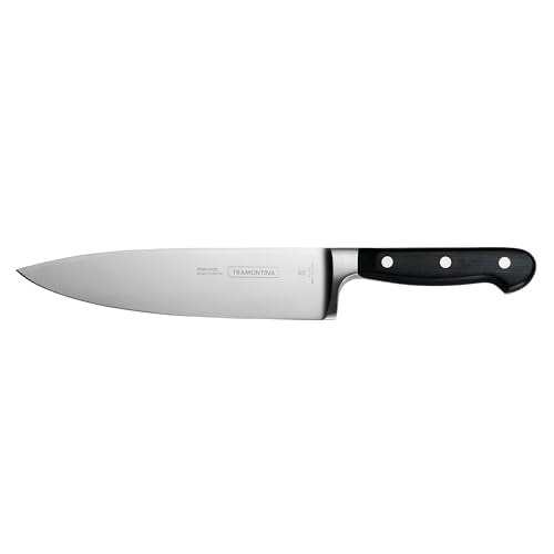 8-Inch Cook's Knife with Forged High-Carbon Steel Blade and Nylon Handle