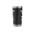 Insulated Tumbler, 20 oz Stainless Steel with Leak-Proof Lid