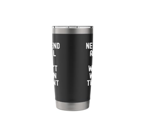 Insulated Tumbler, 20 oz Stainless Steel with Leak-Proof Lid