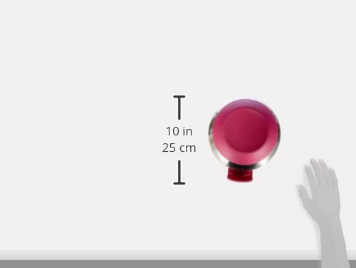 Metaltex 23514610080 Mixing Bowl 2.8 L Non-Slip Stainless Steel Silver and Pink 20 x 20 x 11.5 cm - view 6