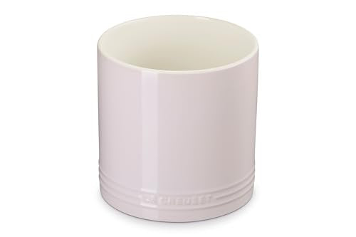 Utensil Crock with Straight Sides, 2.7 Quart Stoneware, Shallot Glaze