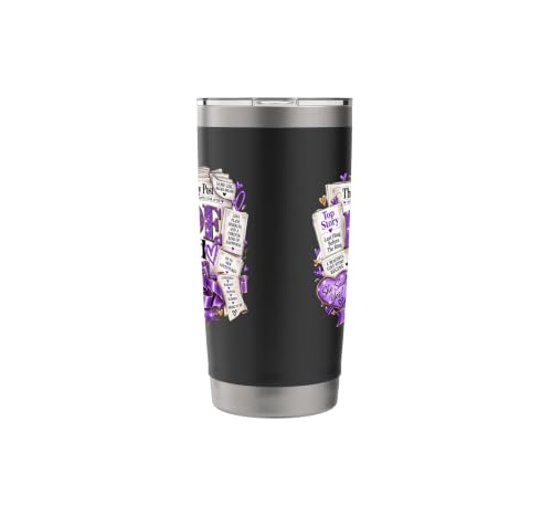 Bride Squad Wedding Crew Newspaper Front Page Girls' Trip Stainless Steel Insulated Tumbler - view 4