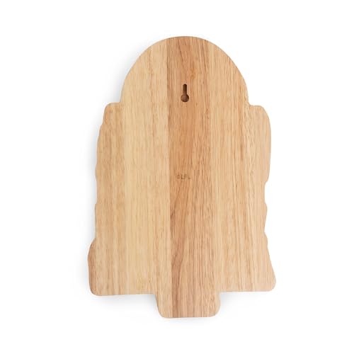 Star Wars R2 D2 16 Inch Cutting Board, Wooden Serving and Charcuterie Board, Kitchen Prep Board with Food Safe Design and Wall Display Feature for Fans, (Parawood) - view 4