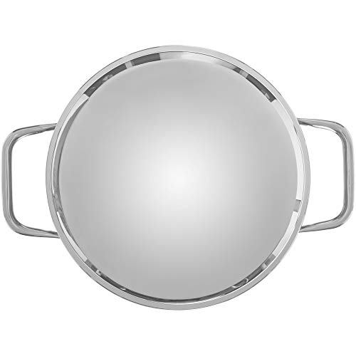 Compact Cuisine Water Bath Bowl 20 cm Stackable Mixing Bowl for Water Bath, Cromargan Polished Stainless Steel, Dishwasher Safe - view 5
