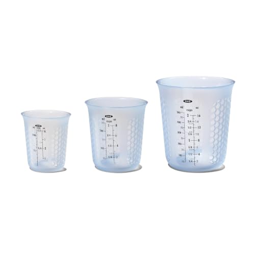 Good Grips 3 Piece Squeeze & Pour Silicone Measuring Cup Set