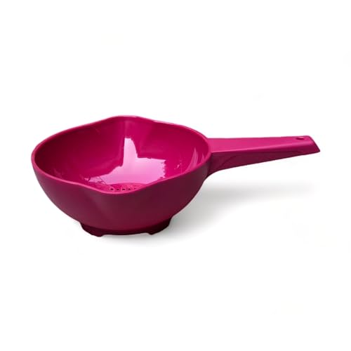 Colander Strainer, 1 Quart with Handle, Vineyard Color