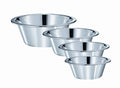 Conical Mixing Bowl, 31 cm Stainless Steel with Flat Base