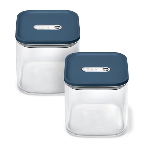 2.5 qt Glass Airtight Food Storage Containers with Lids