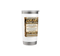 Insulated Stainless Steel Tumbler, 20 oz, Leak Proof Lid