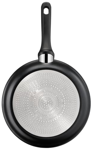 Non-Stick Frying Pan, 24 cm Titanium Coating, Induction Compatible, Black
