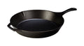 12-Inch Black Cast Iron Skillet with Heat-Resistant Silicone Handle Holder