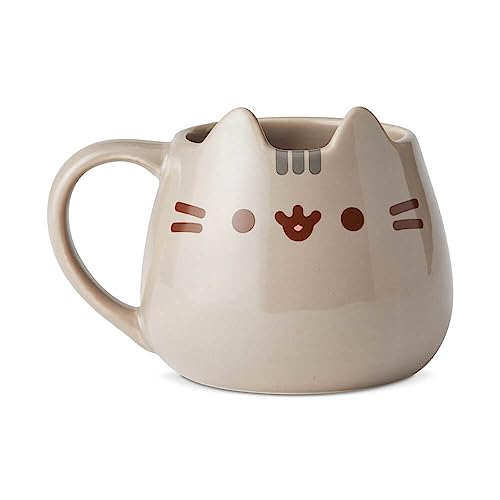 6002676 Name is Mud “Pusheen Sculpted Mug, 16 oz., Multicolor