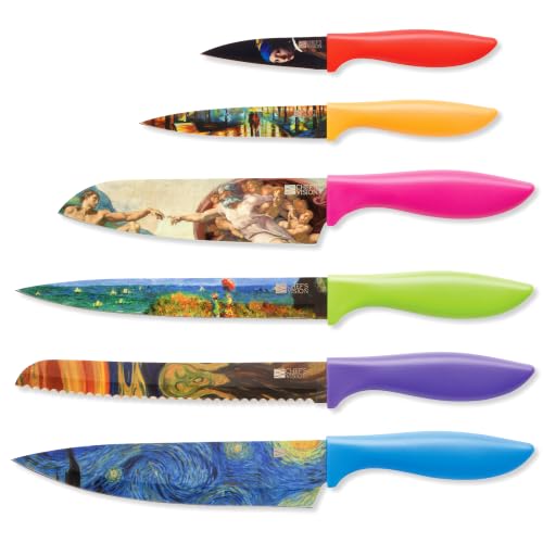 Masterpiece Knife Set, 6-Piece Stainless Steel Kitchen Knives