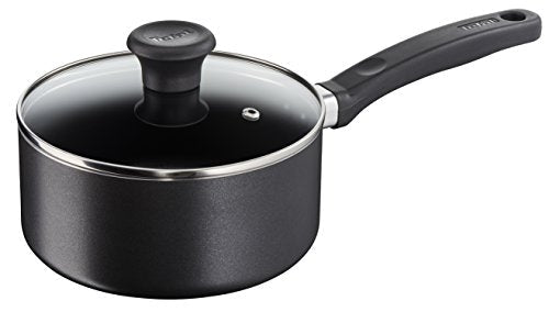 Tefal Essential 5-Piece Non-Stick Cookware Set: 3 Saucepans (16/18/20CM) with Lids, 2 Frying Pans (20/24CM), Compatible with All Hobs Except Induction Black - B472S545 - view 5