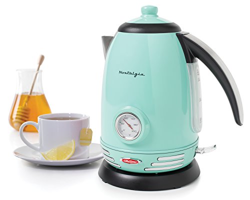Electric Water Kettle, 1.7 Liter Stainless Steel with Boil-Dry Protection