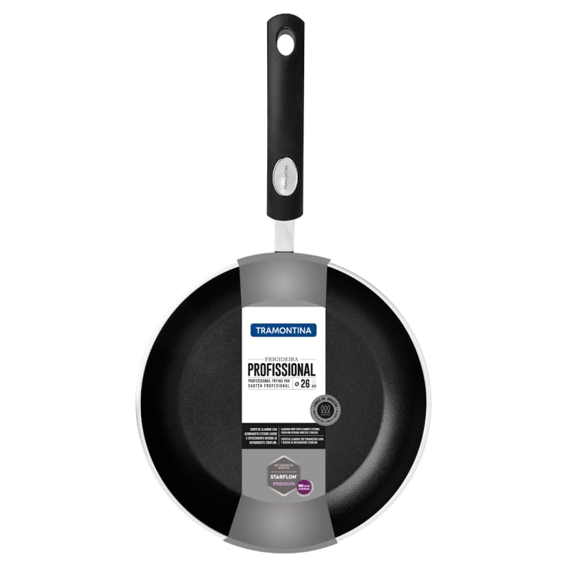 Frying Pan, 20 cm 3-Layer Non-Stick Aluminium with Silicone Handle