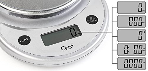 Digital Kitchen Food Scale with 6000 g Capacity and 0.1 g Precision