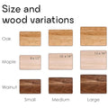Personalized Walnut Cutting Board with Custom Engraving, Rectangular