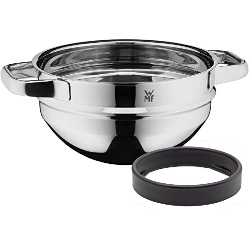 Compact Cuisine Water Bath Bowl 20 cm Stackable Mixing Bowl for Water Bath, Cromargan Polished Stainless Steel, Dishwasher Safe
