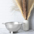 Colander 1 Quart Stainless Steel Strainer With Two Handles