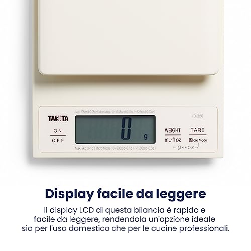KD-320 Digital Kitchen Scale 3kg-Cream - view 3