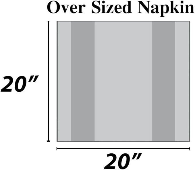 Urban Villa Cloth Napkins (Set of 12) 20x20 Inches 100% Cotton Dinner Napkins Hotel Quality Reusable & Washable Table Dinner Napkins for Home & Weddings -(Christ Checks)