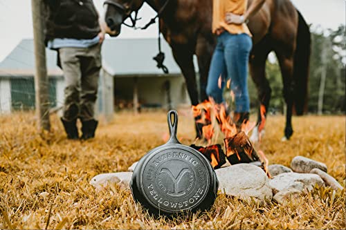 Pre-Seasoned Yellowstone Cast Iron Skillet, 10.25 Inches - view 3