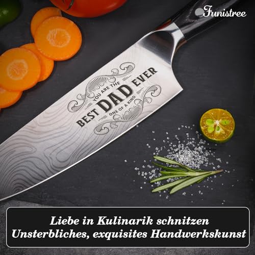 Gifts for Men Dad Christmas Day from Daughter Son Kids, 8 inch Pro German 1.4116 Chef Knife, Best Kitchen Knife Gifts Set for Him husband Birthday Anniversary 20 cm - view 4