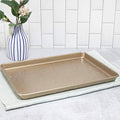 Nonstick Baking Sheet, 9 x 13 Inch Speckled Champagne Pan