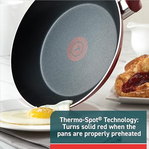 Essence, 20 Piece Non-Stick pots and pans Cookware Set, Red - view 3