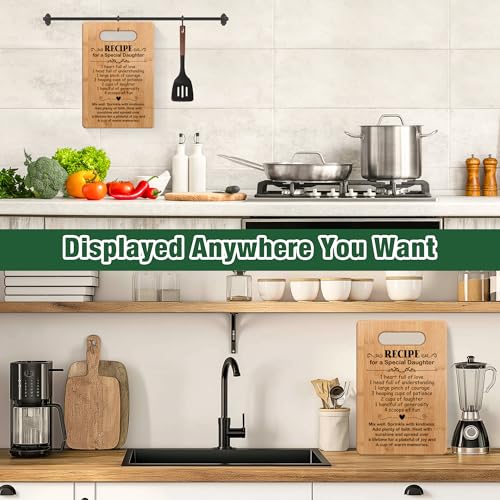 Daughter Birthday Gifts from Mom Dad Parents, Popular Daughter Cutting Board Gift for Valentines Day Mothers Day, Wedding - view 4