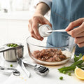 Measuring Cups and Spoons Set, 20 Piece Stainless Steel with Nesting Ring