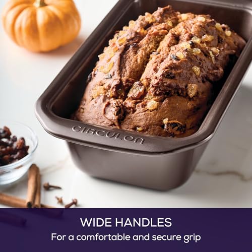 Nonstick Bakeware Set with Nonstick Cookie Sheet, Bread Pan, Bakings Pan and Cake Pans - 5 Piece, Chocolate Brown - view 6