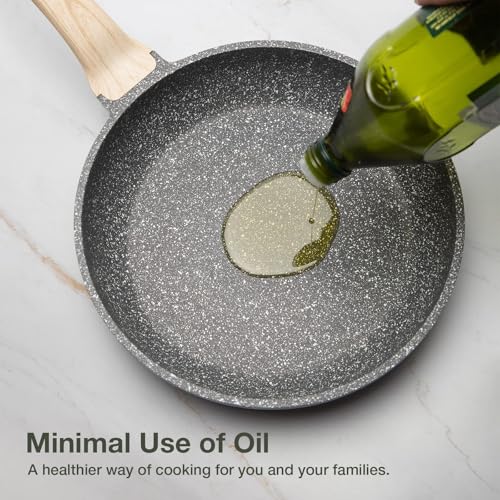 Nonstick Frying Pan, 8 Inch Classic Granite Skillet - view 6