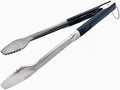 Commercial Grade Barbecue Tongs Stainless Steel 18-Inch Extra Long Heavy Duty Barbecue Tongs, Heat Resistant Handles for BBQ Outdoor Kitchen and Camping Cooking Grilling Food