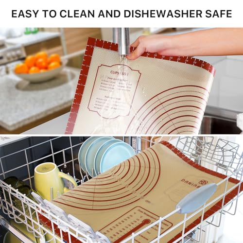 26"x16" Extra Thick Silicone Baking Mat for Pastry and Bread - view 6