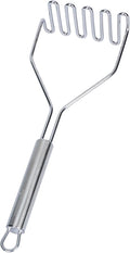 Restaurantware-German Standard Wire Mashers With Ergonomic Handle, 24 Heavy-Duty Potato Mashers - Dishwashable, Durable, Stainless Steel Food Mashing Tool, For Avocado, Beans, Sweet Potatoes, And More